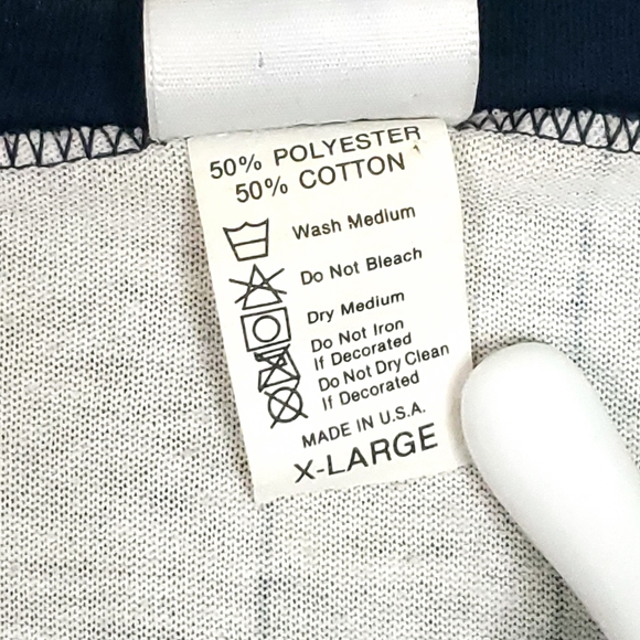 RARE Vintage 1987 Houston Astros Logo 7 Single Stitch Striped Baseball T-shirt - Picture 7 of 11